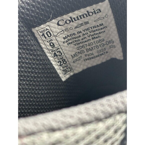 Columbia Mens Hiking Boots Gray Size 10 BM7619-089 main image 4